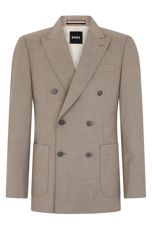 Double-breasted blazer in wool blend RTW