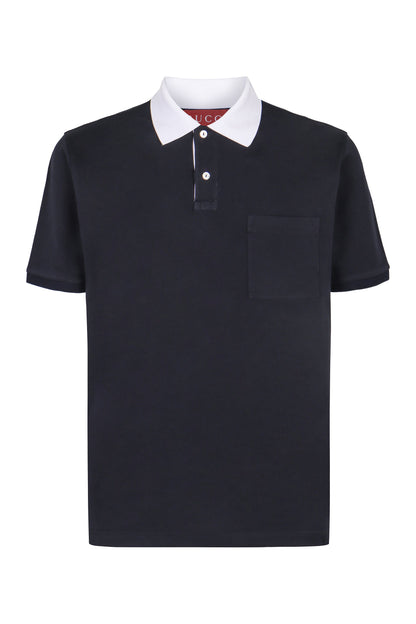 Pique cotton stretch polo RTW