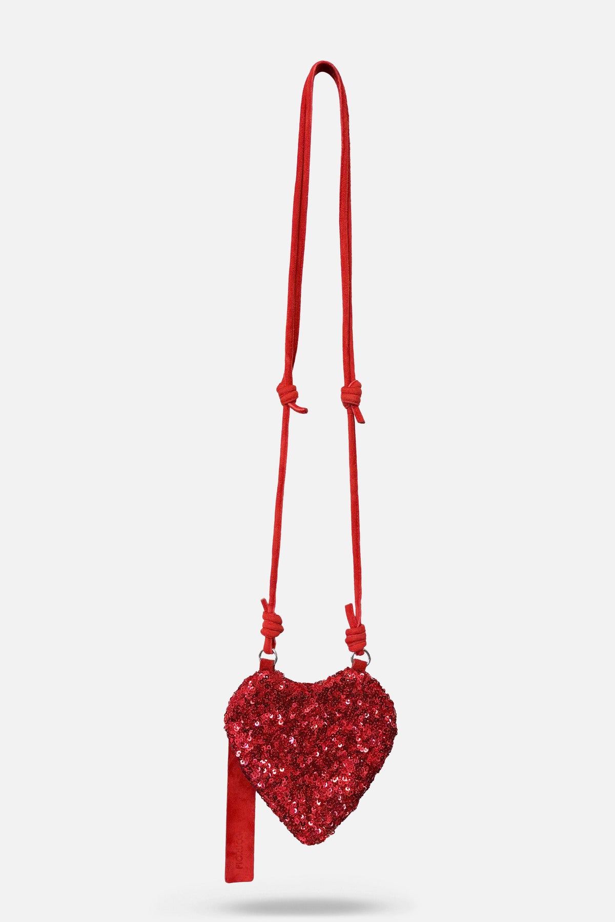 Fiorucci Red sequin heart mini bag