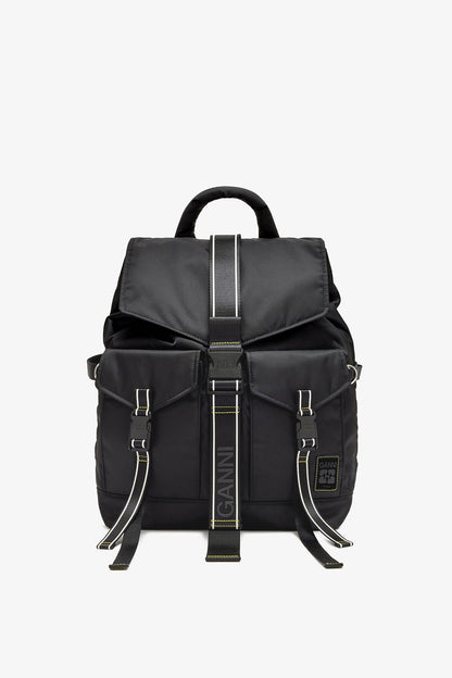 Ganni Re-tech sport nylon backpack