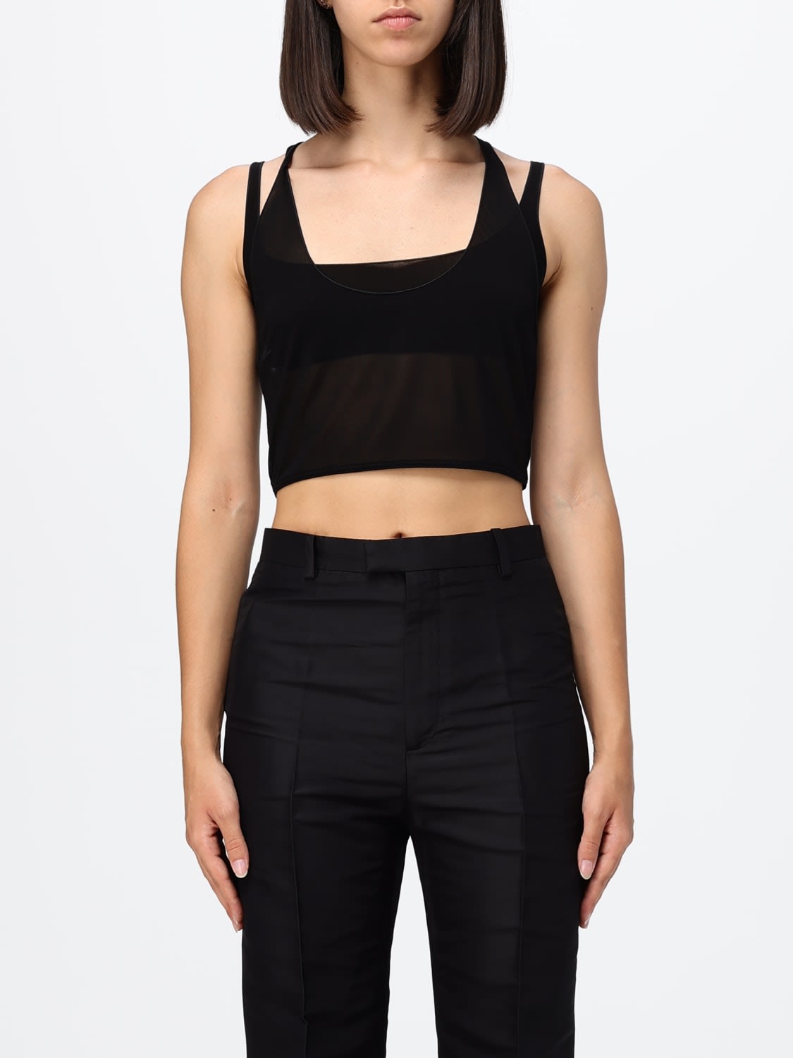 Gucci Sheer top in technical fabric
