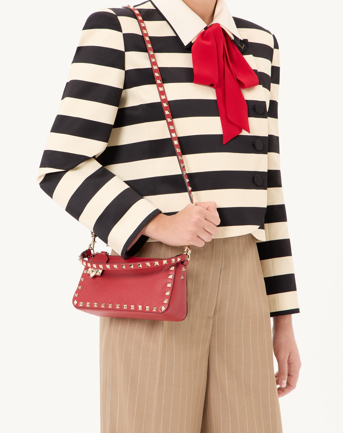 Valentino Garavani Small shoulder bag | rock