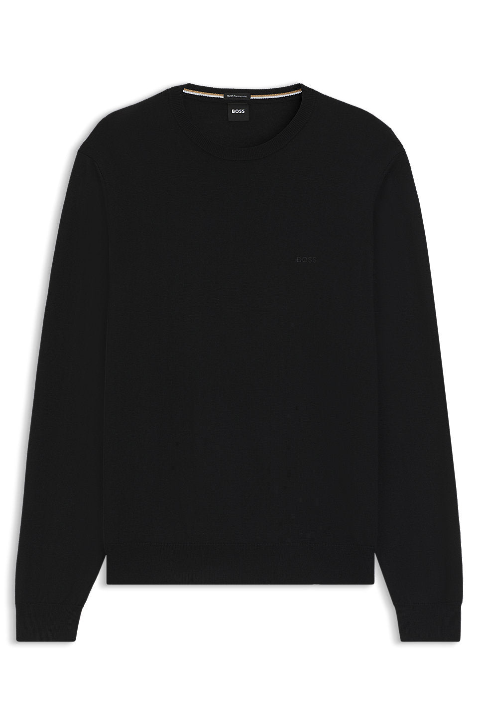 BOSS virgin wool crew-neck sweater