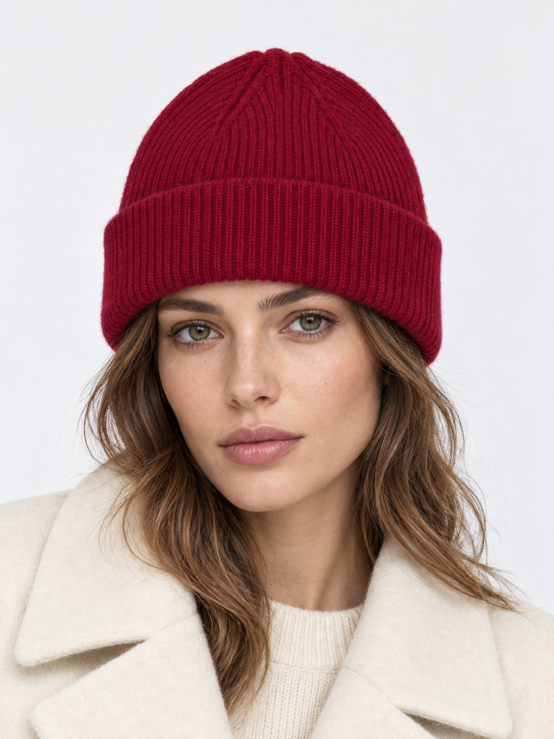 Le Bonnet AI着用イメージ（架空の成人女性モデル・コーディネート例）