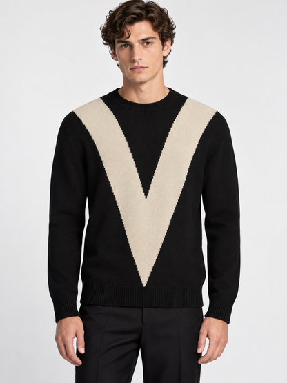 Valentino AI着用イメージ（架空の成人男性モデル・コーディネート例）