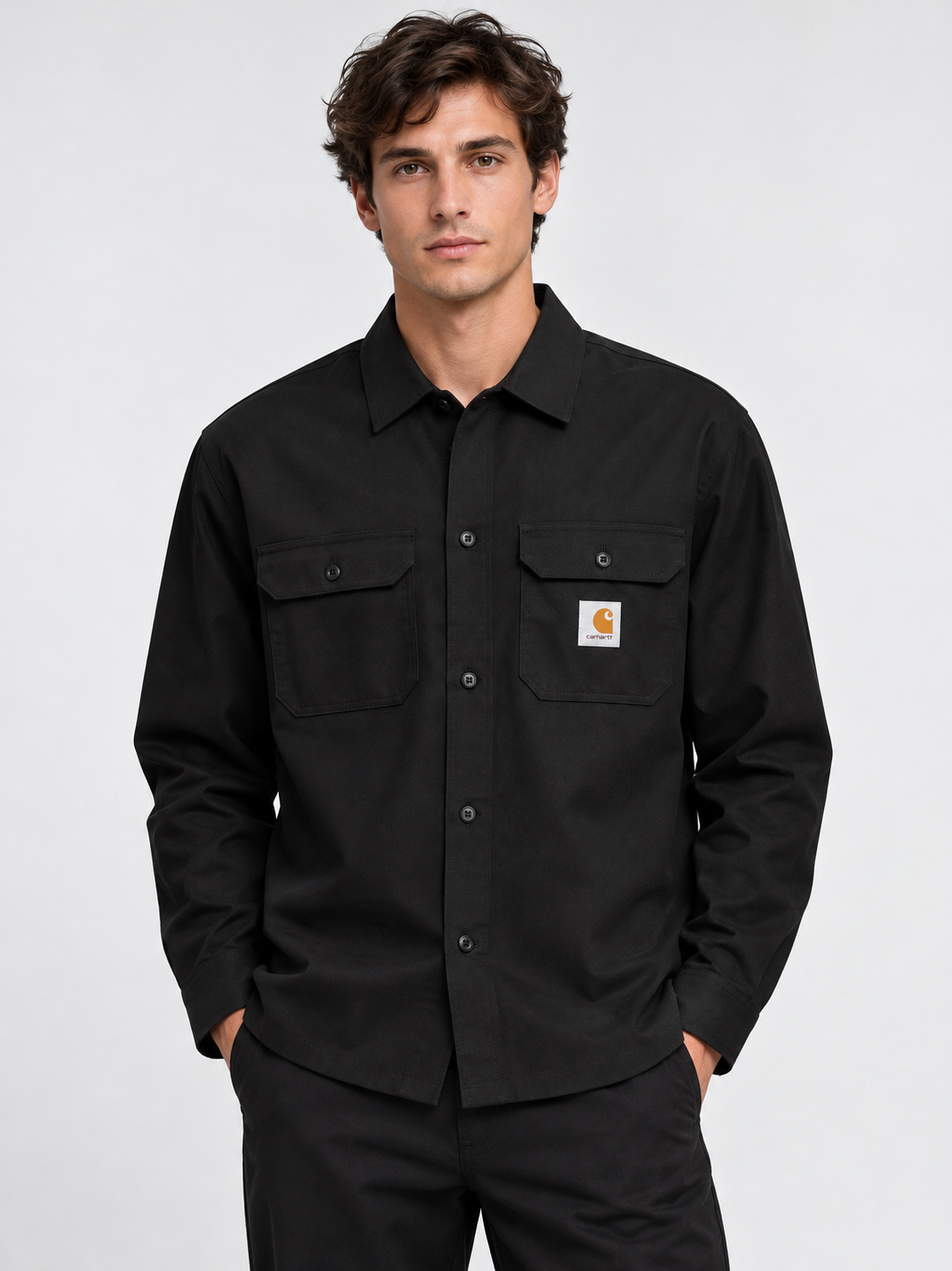 Carhartt WIP AI着用イメージ（架空の成人男性モデル・コーディネート例）