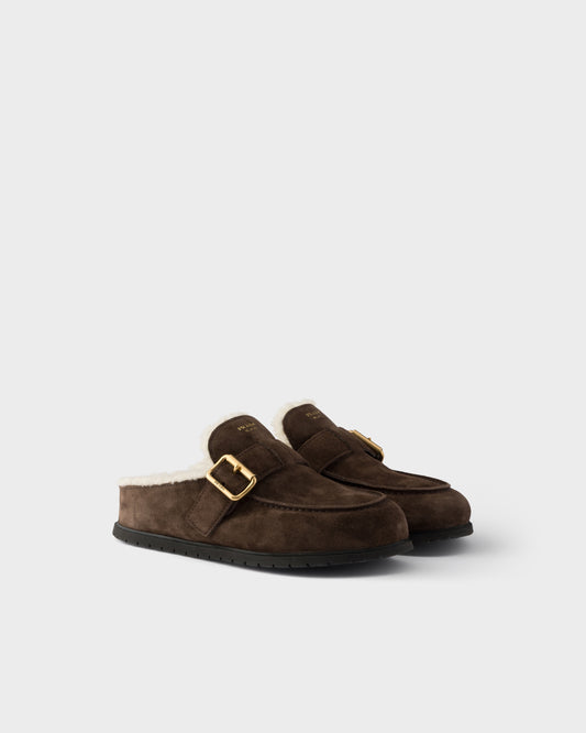 Prada Padded slippers with strap