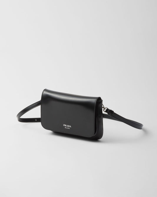 Prada Leather mini crossbody bag