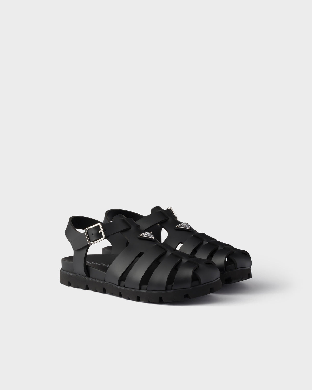 Prada Strappy sandals in leather