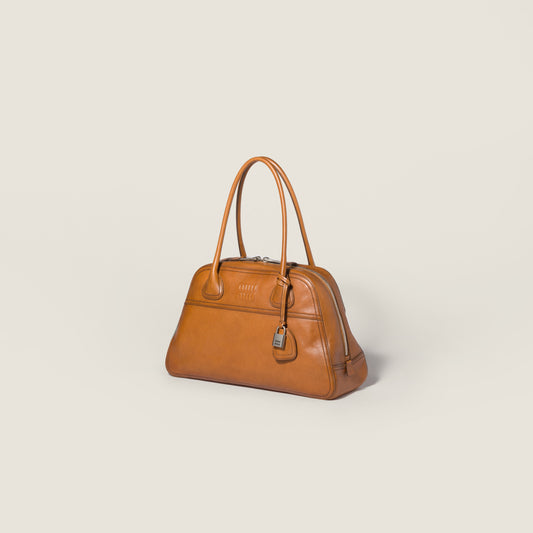Miu Miu Elegant and spacious brown leather bag