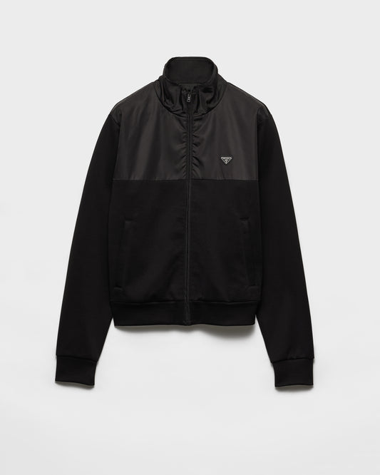 Prada Black Fepa with zipper and logo