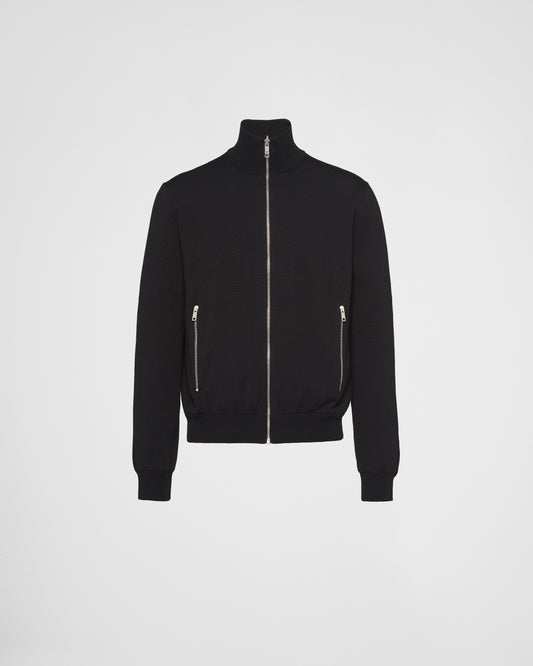 Prada Reversible bomber in technical fabric