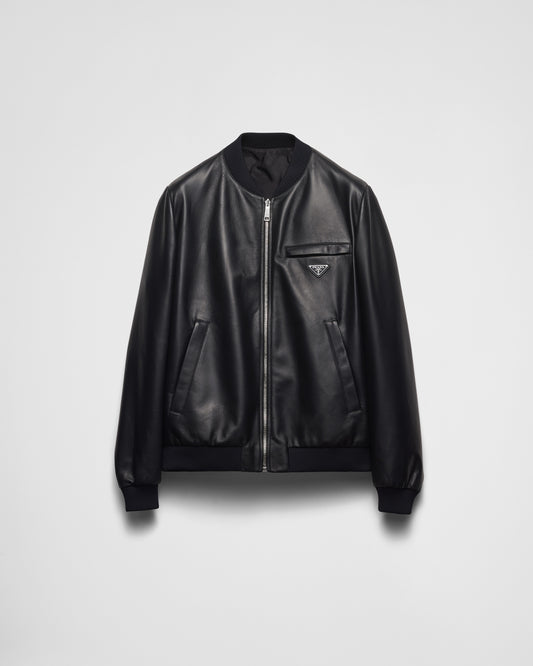 Prada Lambskin bomber jacket