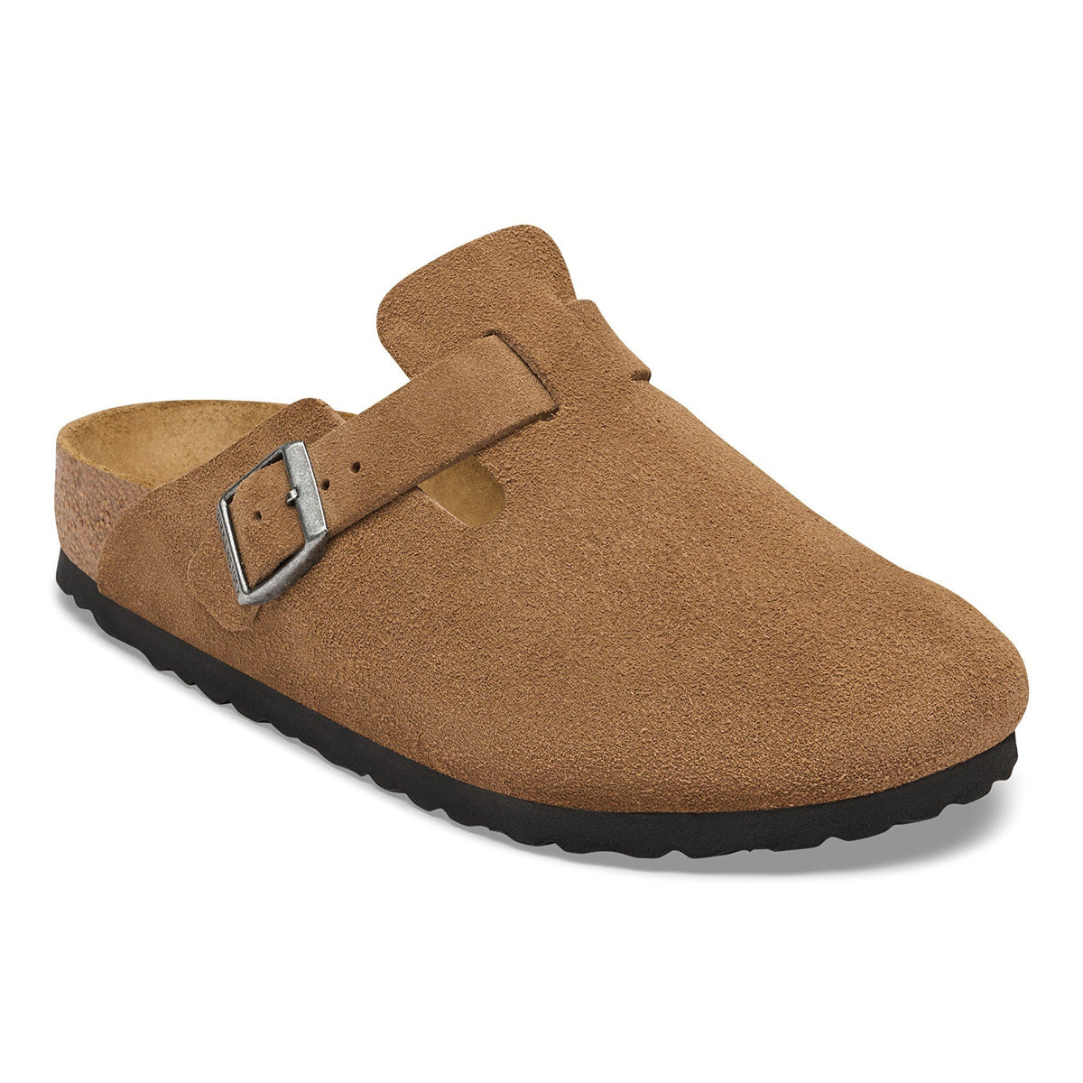 Birkenstock Boston sfb dark tea, suede leather