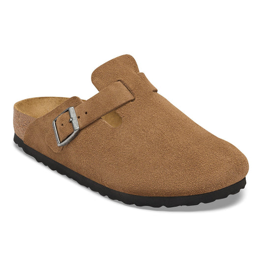 Birkenstock Boston sfb dark tea, suede leather