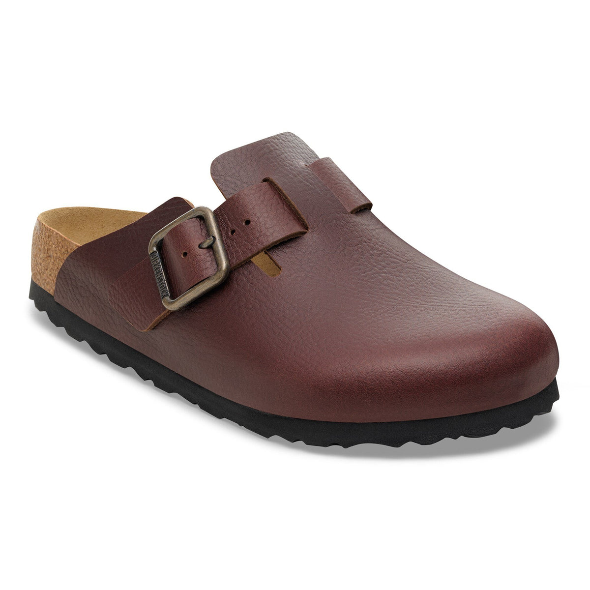 Birkenstock Boston wb vintage wood roast, natural leather
