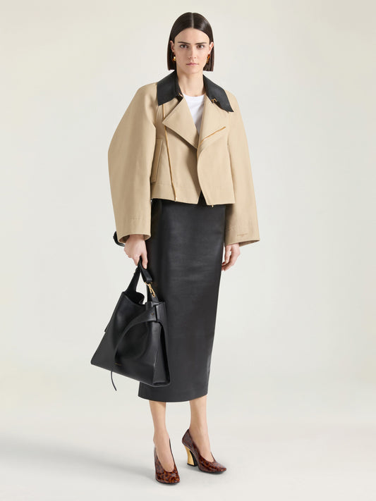 Givenchy A-line cocoon sleeve jacket