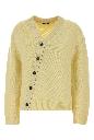 Jil Sander Ls vn cardigan w/ diagonal opening