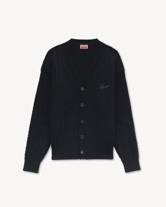 Kenzo Kenzo signature cable knit cardigan