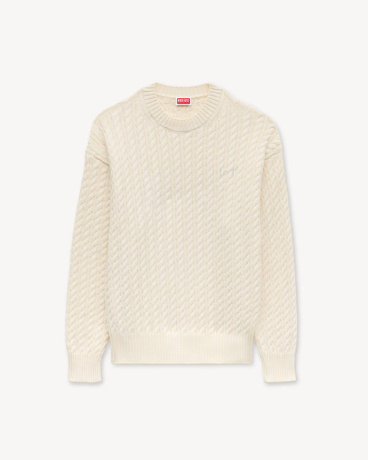 Kenzo Kenzo signature cable knit jumper