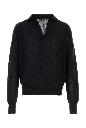Tom Ford Seamless cashmere silk ls buttonless polo