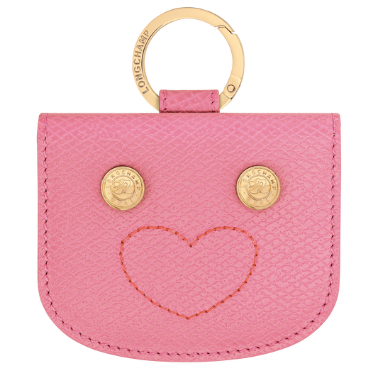 Longchamp Leather card holder with ring