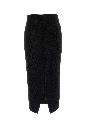 Calvin Klein Plisse bias seam midi skirt