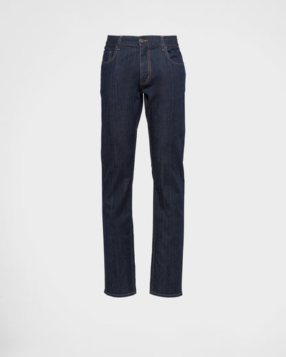 Prada Pantaloni GEP178S2211BJU F0008 navy stretch-denim jeans