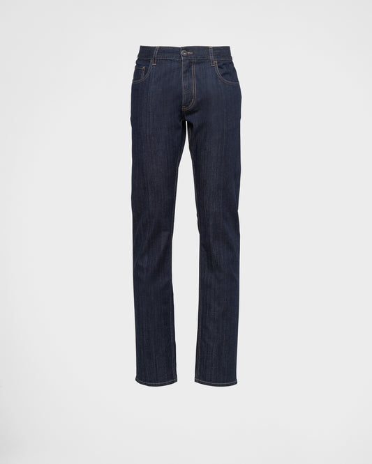 Prada Pantaloni GEP178S2211BJU F0008 navy stretch-denim jeans
