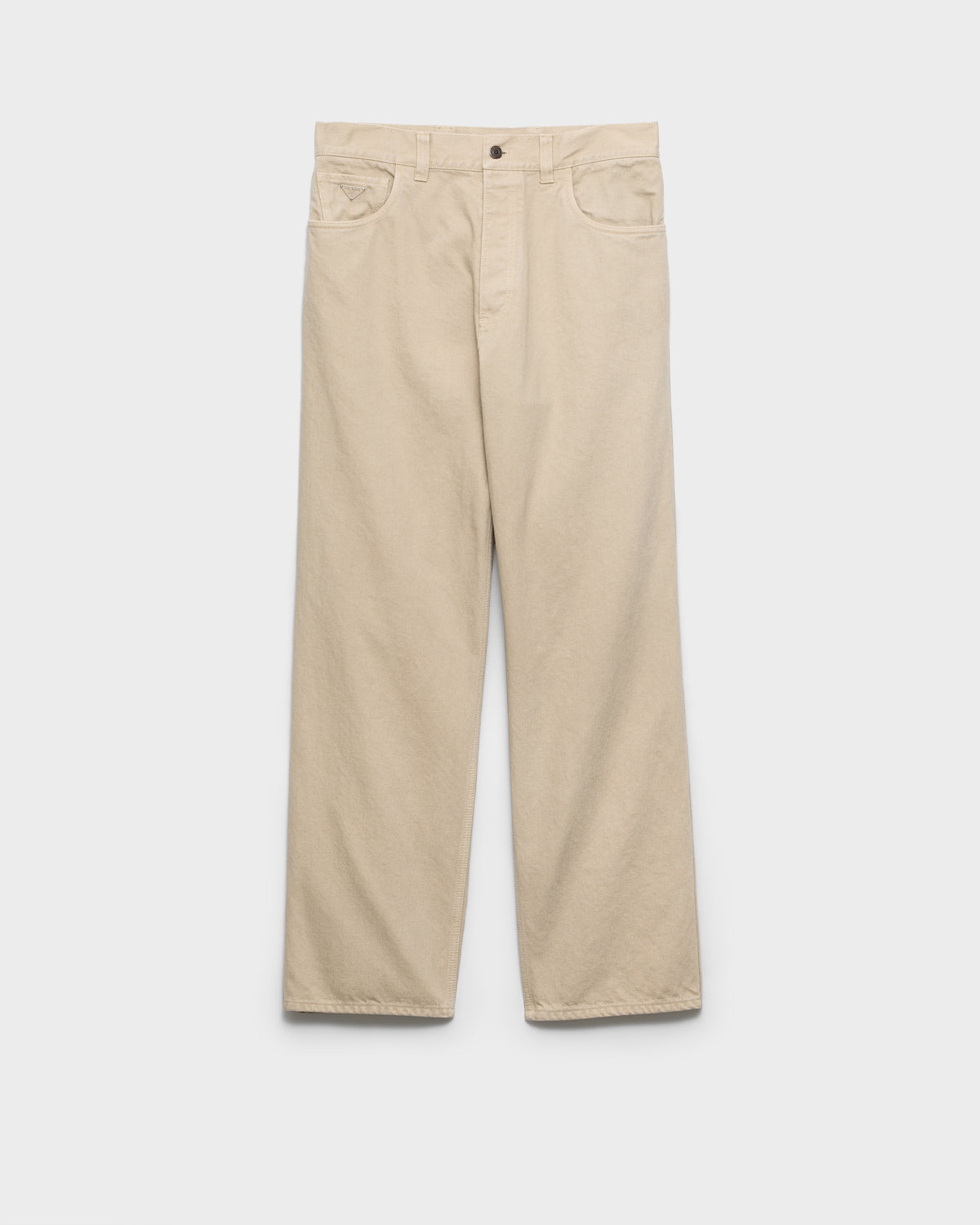 Prada Pantaloni GEP446SUMO1954 F0630 desert/sand five-pocket old denim jeans