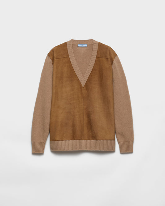 Prada Magl. pellicce/pelle