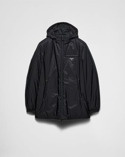 Prada Piumini SGC710SWMO1WQ9 F0002 black medium-weight Re-Nylon down jacket