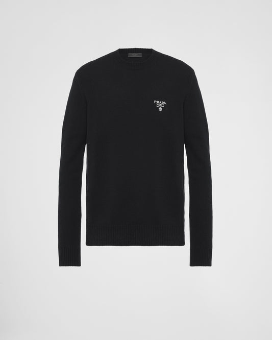 Prada Maglione UMB424S22211LM F0002 Nero cashmere sweater