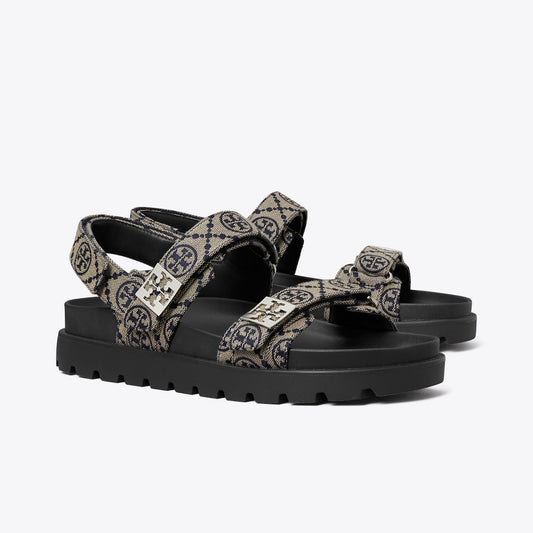 Tory Burch T monogram mellow sport sandal