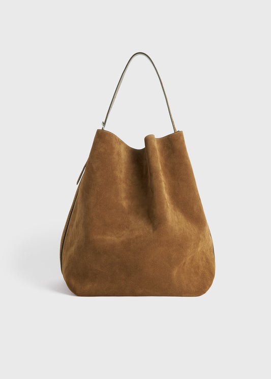 Toteme Belted suede tote