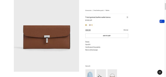 Toteme T-lock wallet