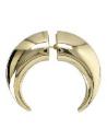 Marine Serre Gold platted stud earring