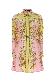 Versace Dress silk twill print spring barocco foulard pn 1