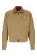 Versace Blouson cotton canvas fabric + leather contrast